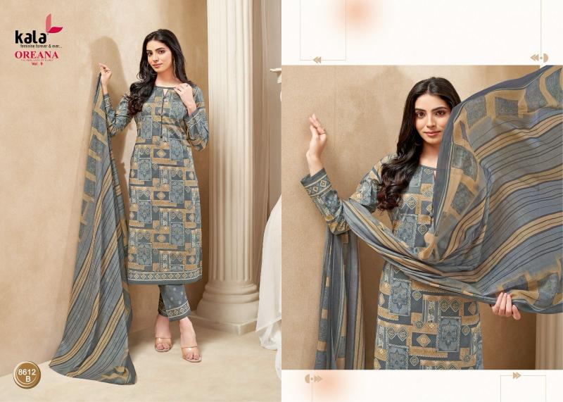 Kala oreana vol-9 cotton dress materials wholesale